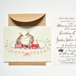 Hand-Calligraphy Wedding Invites